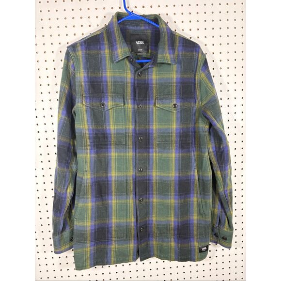 Vans Mens heavy flannel shacket size M - Picture 1 of 8